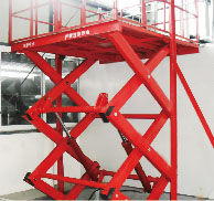 剪叉式電動升降貨梯，固定式液壓升降貨梯